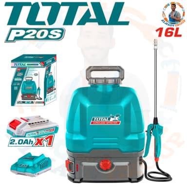 TOTAL P20S Cordless Backpack Sprayer 16L (Model: TSPLI20162)